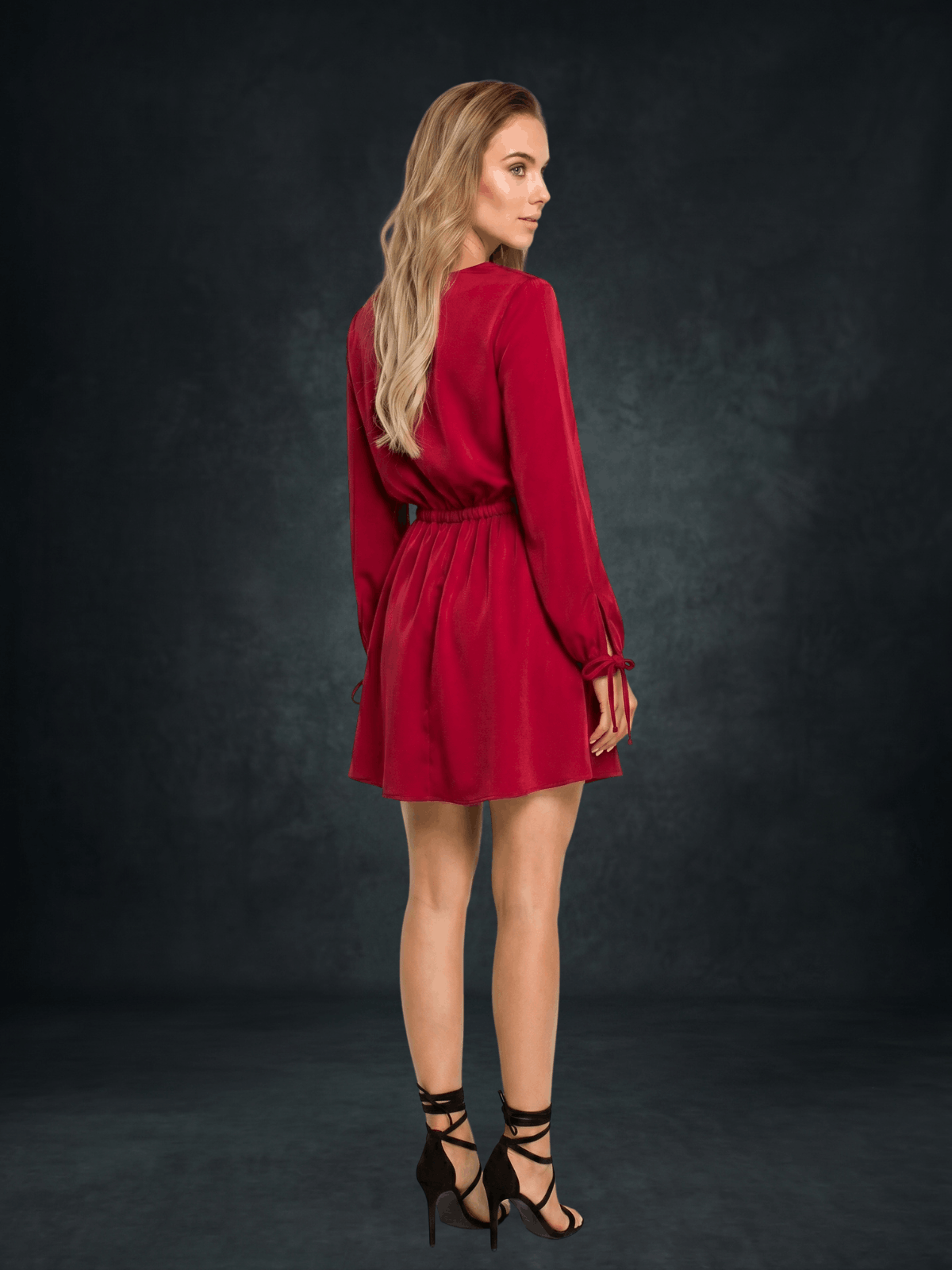 Ruby Red Dress Back
